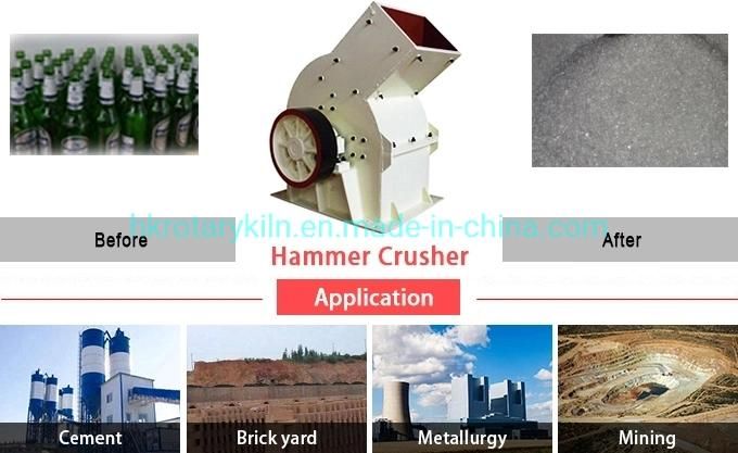 Multi-Uses 5-150 M3/H Rock Stone Glass Crusher Stone Crusher Hammer