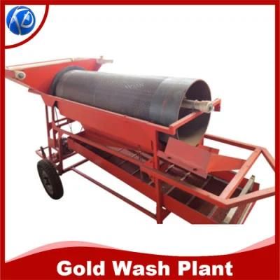 Keda Small Movable Gold Washing Plant, /Gold Washing Trommel Screen