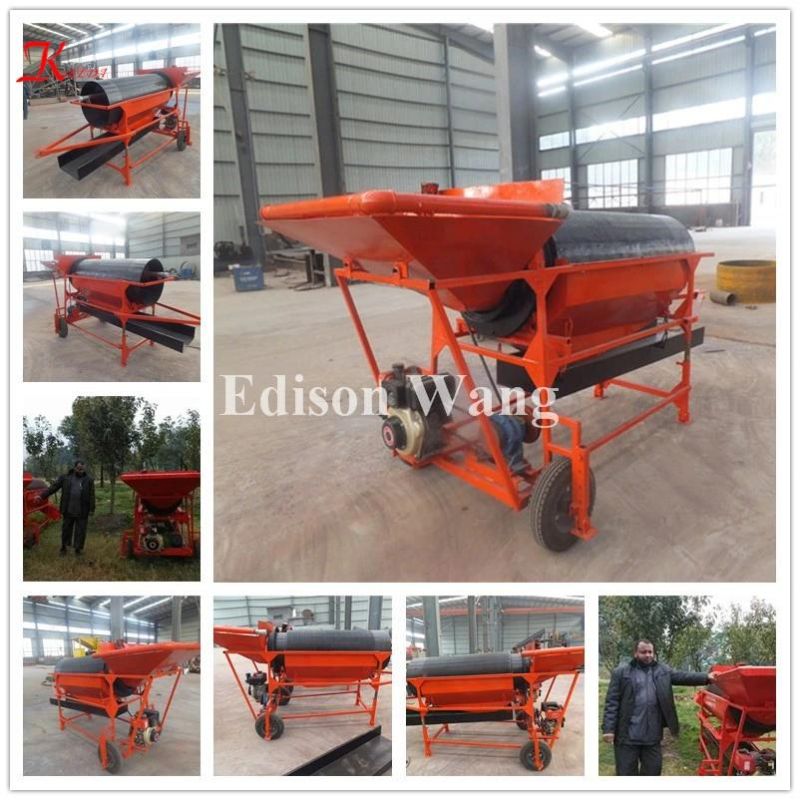 Small Working Capacity Portable Gold Trommel Screen for Sale