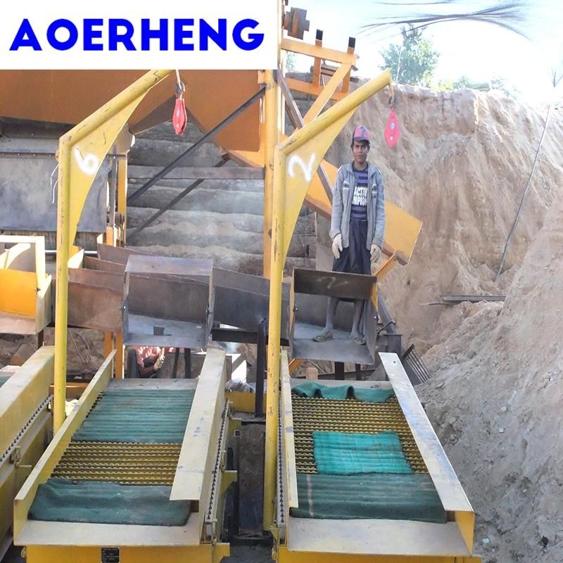 Land Mining Gold and Diamond Machinery with Jigging and Centrifuge