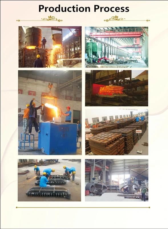 Low Chromium Complex Alloy Steel Coal Mill Ladder Type Lining Plate/Spare Parts/Tool/Liner