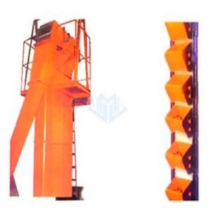 Heavy Duty Bucket Elevator with Central Chain for Limestone Conveying
