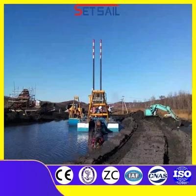 Long Discharge Distance 10 Inch Cutter Suction Dredger with Booster Station