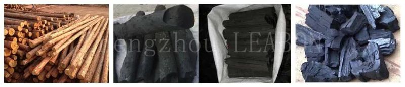 Horizontal Sawdust Wood Palm Shell Charcoal Coal Carbonization Furnace