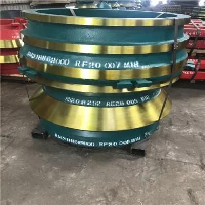 Wear Plates Apply to Nordberg Gp550 Cone Crusher Wear Parts Mantle and Concave