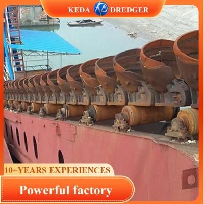 China Manufacturer Gold and Diamond Bucket Chain Dredger for Sale