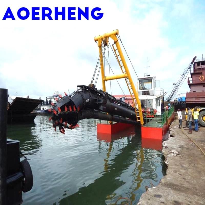 Diesel Engine Cutter Suction Dredging Ship with Water Flow Meter