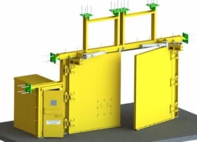 New Design Z Type/U Type Pneumatic PLC Control Balanced Ventilation Mine Door with Low ...