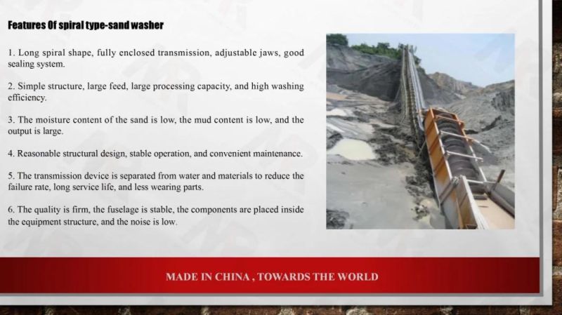 Hot Sale Coal Ore Sandstone River Washing and Recycling Machine Sand Washer