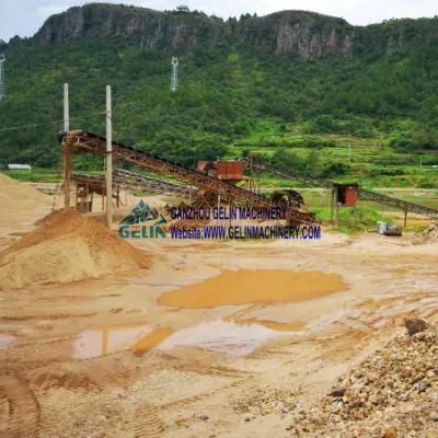 500tph River Silica Sand Washing Plant in Indonesia