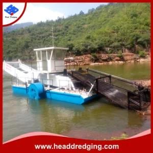 Professional Aquatic Weed Harvester for Water Hyacinth Cleaning