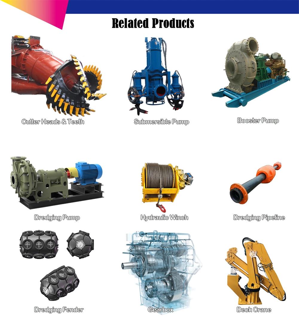 Midium Size Cutter Suctiong Dredger Diesel Powered Dredgeing Machine