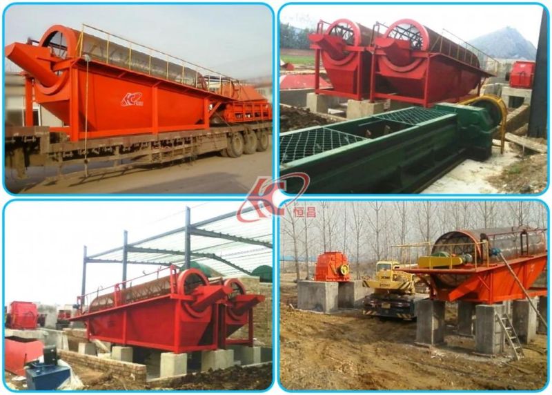 Rotary Type Vibrating Fine Rock/Sand/Stone /Sawdust Screen