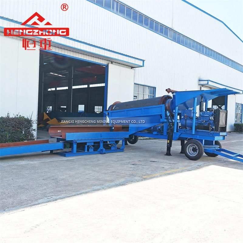 Mobile Gold Trommel Small Gold Wash Plant for Gold Mining