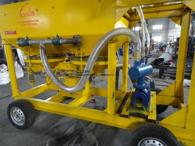 Mobile Portable Small Scale Gold Diamond Mining Processing Plant