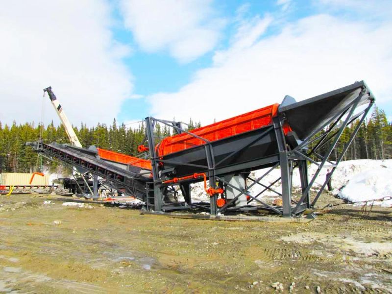 Julong Placer Gold Mining Trommel/Machine for Sale