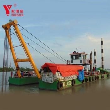 26 Inch Cutter Suction Dredger with Spud Carriage System Submersible Pump/ Dredging ...