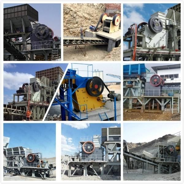 Rock Gold Crushing Machine Pew Jaw Crusher with Big Feed Opening