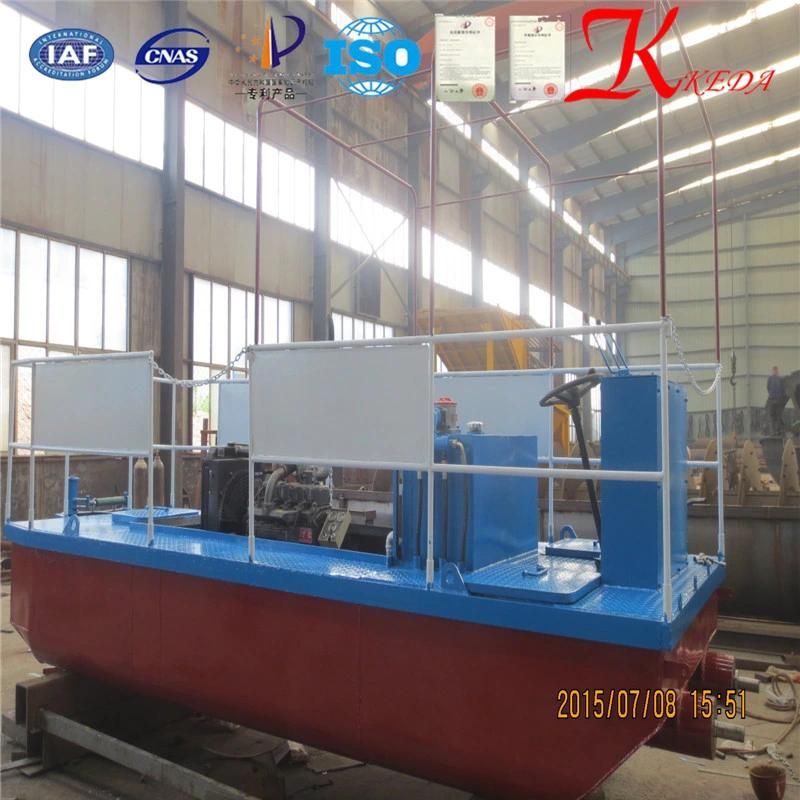 Weed Cutting Dredger Aquatic Weed Harvester River Cleaning Boat Garbage Cleaning Boat