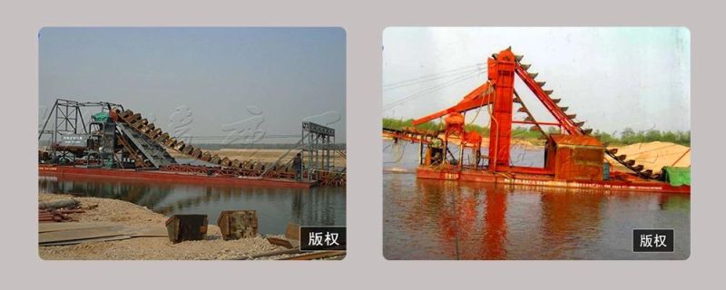 Hydraulic Gold Mining Dredger Bucket Chain Dredger Gold Ore Dredge Sand Mining Machinery