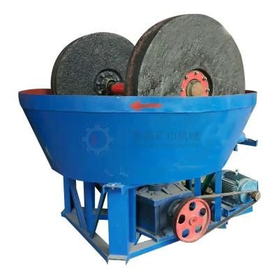 Small Scale Gold Mining Equipment China Factory Supply to Mauritania 1200 Wet Pan Mill ...