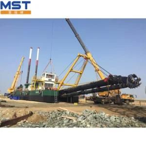 0-4500m3/H Customized 1-20m Jet Suction Sand Mining Dredger with Long Discharge Distance ...