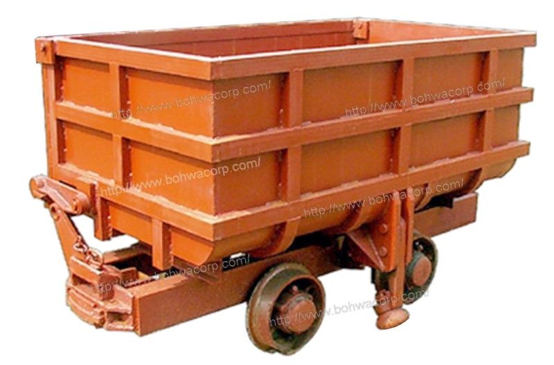 10tons Loading Capacity Curved Rail Single-Side Dumping Mine Car