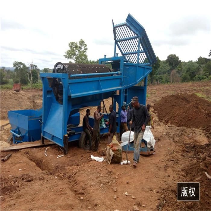 Keda Alluvial Mobile Gold Washing Plant in Africa (3-500t/h)