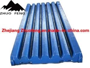 Fixed and Swing Jaw Plate for Jaw Crusher