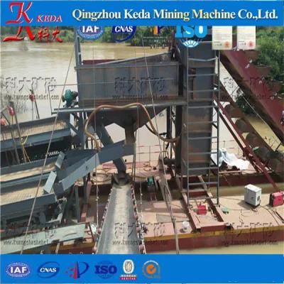 Hydraulic Gold Dredge Boat Chain Bucket Gold Dredger Gold Mining Equipment Gold Dredging ...