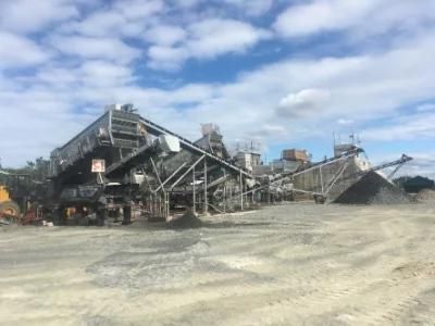 Trailer Mounted Portable Riverstone Crushing Plant 250tph/Mobile Riverstone Crushing Plant