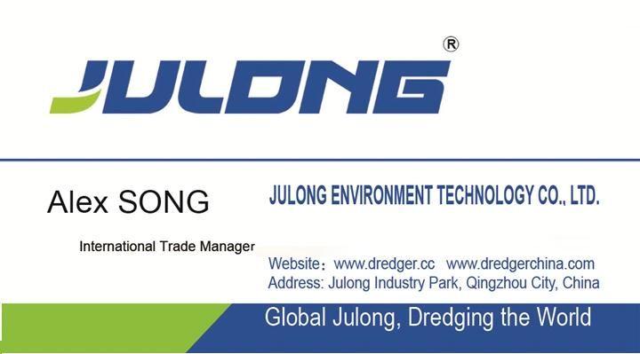 Sand Excavation Used Julong Cutter Suction Dredger/Dredging Barge for Sale