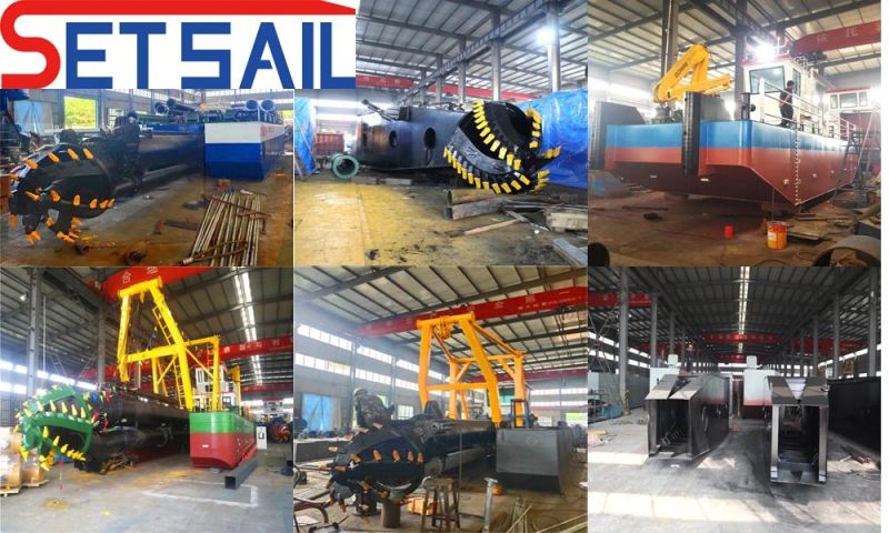 Customized 18inch Water Flow 3500m3 Cutter Head Dredger for Sand