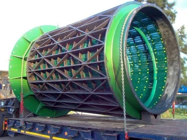 Polyurethane Trommel Screens with Double Layers Clay Alluvial Mining Vibrating Rotary Scrubber Trommel Screen