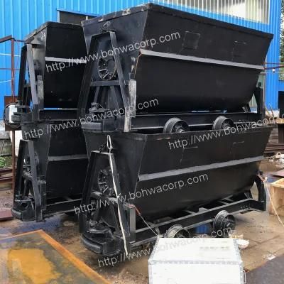 Customized Tipping Bucket Side Dumping Railway Mine Cars