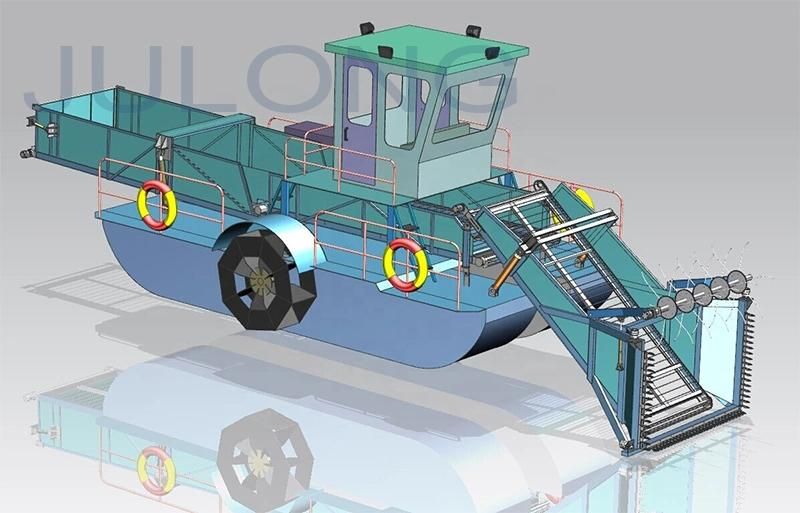 Water Surface Cleaning Ship/Collecting Vessel Aquatic Weed Harvester