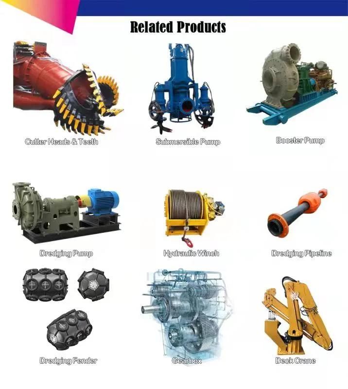 River Sand Scution Machine Jet Suction Dredger Relong Sand Dredger