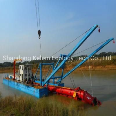 Self-Propelled Gold Suction Dredge Mining Machine for Sale