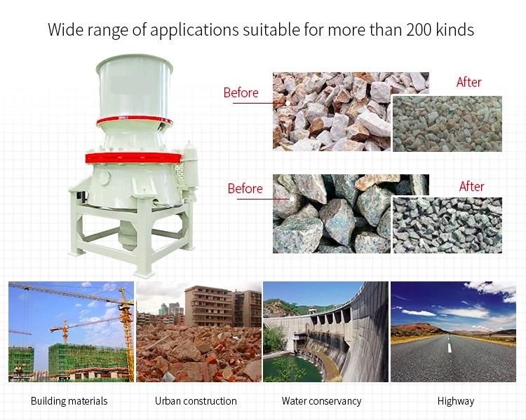Middle Hardness Agregate Stone Crusher Quarry Single Cylinder Cone Crusher for Limestone