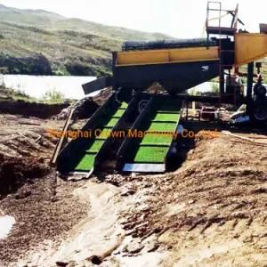 Portable Gold Washing Trommel Screen Waste Sorting Machine