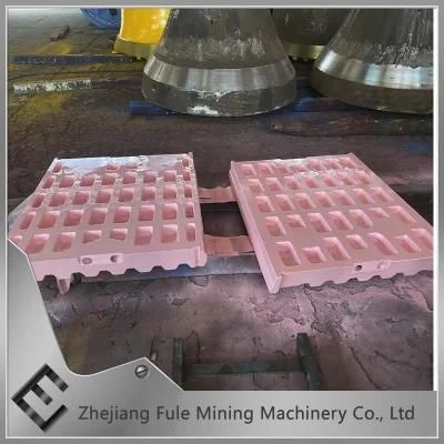 Jaw Crusher Spare Parts Jaw Plate for All Colors