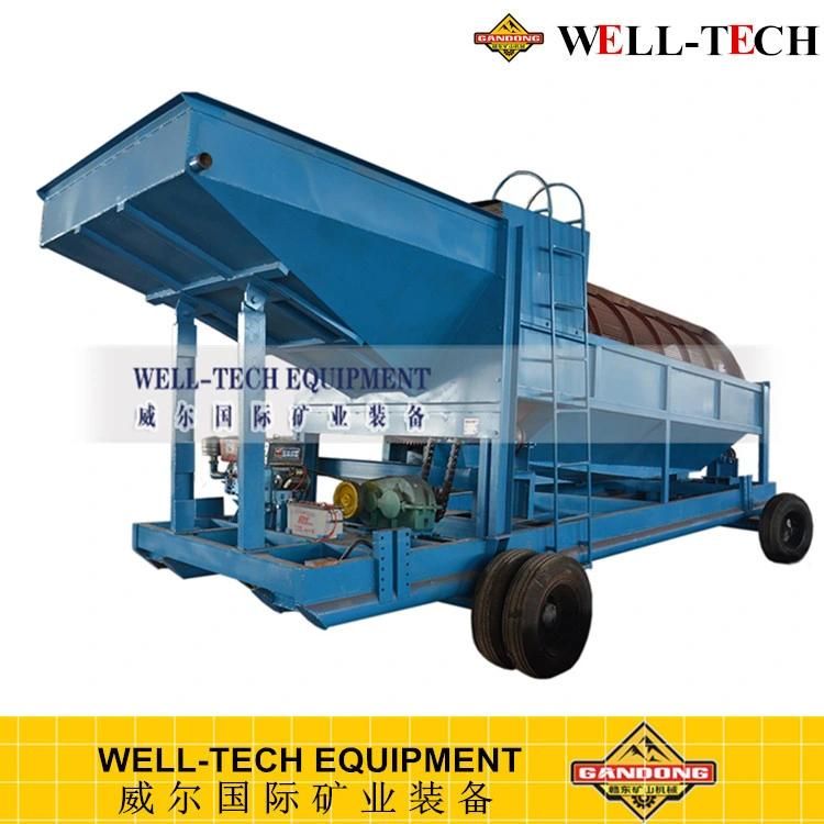 Mobile Drum Trommel for Gravel Classifier