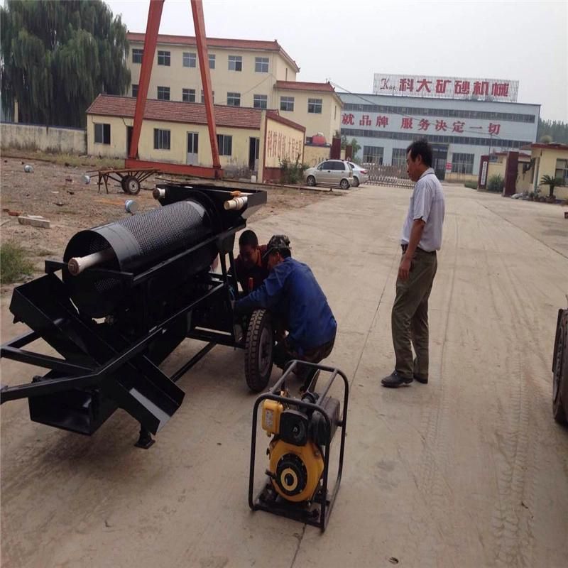 Alluvial Gold Mining Machine / Gold Separator Shaking Chute/ Gold Trommel