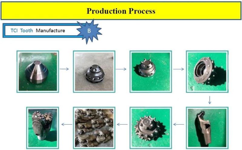 Drilling Rigs Bit 12 1/4 Inch TCI Roller Cone Tricone Drill Bit IADC 617 of Drilling Tools