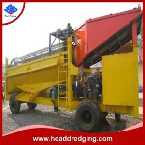 Small Working Capacity Portable Gold Trommel Screen for Sale South Africa Gold Mining Used ...