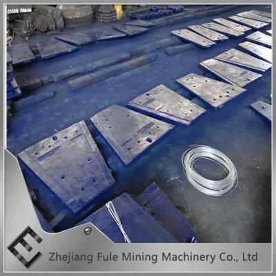 Mining Machine Cast Steel Wear Jaw Crusher Liner Plate