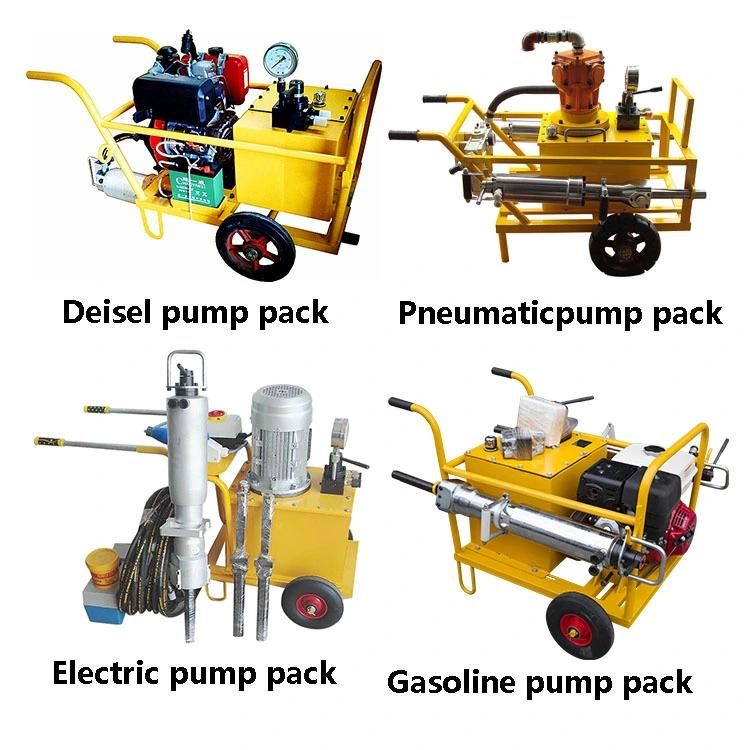 Gasoline Pump Pack Hydraulic Stone and Concrete Splitter