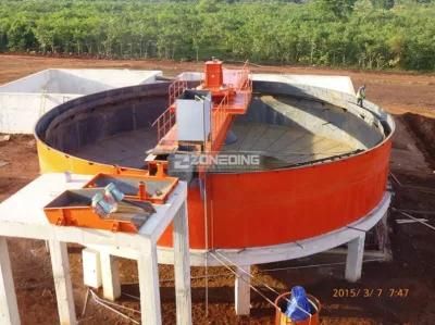 Half Bridge Sludge Scraper Thickener Tank Price Water Clarifier for Engineering