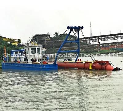 Portable River Sand Dredging Machine Pump Dredger Boat