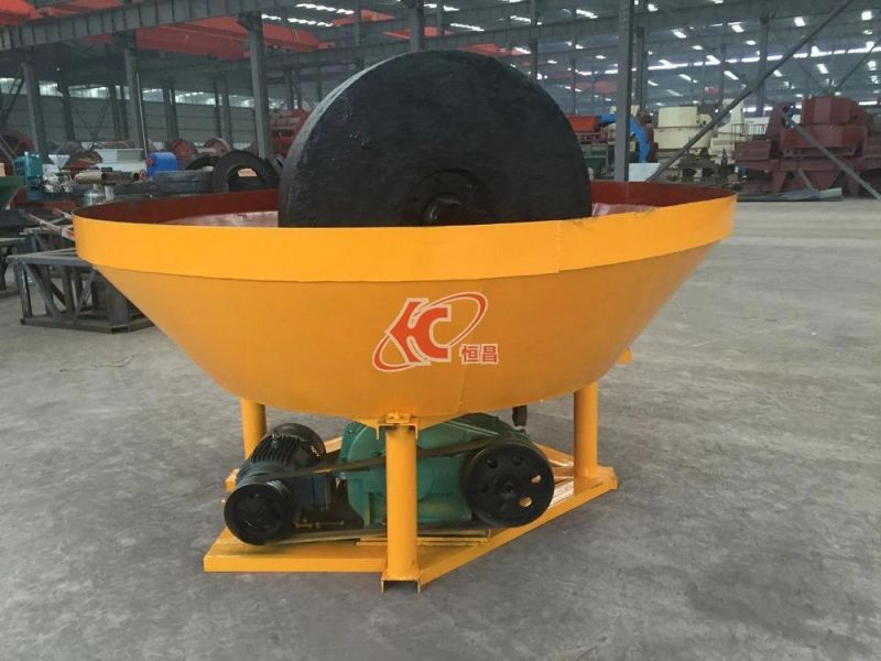 Mining Industry Copper Chrom Ore Grinding Wet Pan Mill